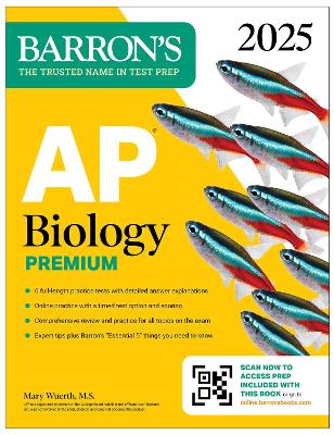 AP Biology Premium, 2025: Prep Book with 6 Practice Tests plus Comprehensive  Review plus Online Practice