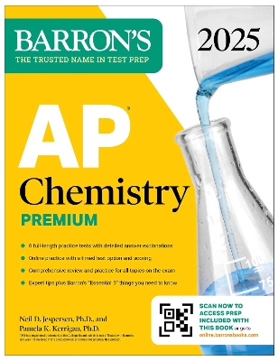 AP Chemistry Premium, 2025: Prep Book with 6 Practice Tests plus Comprehensive  Review plus Online Practice
