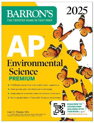 AP Environmental Science Premium, 2025: Prep Book with 5 Practice Tests plus  Comprehensive Review plus Online Practice