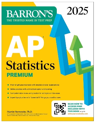 AP Statistics Premium, 2025: Prep Book with 9 Practice Tests plus Comprehensive  Review plus Online Practice