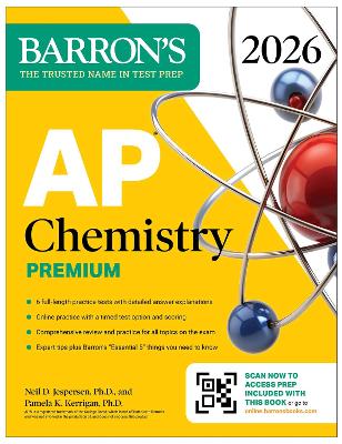 AP Chemistry Premium, 2026: Prep Book with 6 Practice Tests plus Comprehensive  Review plus Online Practice