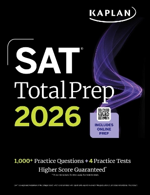 SAT Total Prep 2026: Includes 4 Full Length Practice Tests, 1,100plus Practice  Questions plus 1 Year Access to Online Quizzes and Video Lessons and Tutorials