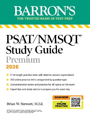 PSAT/NMSQT Premium Study Guide, 2026: 2 Practice Tests plus Comprehensive  Reviewplus 200 Online Drills