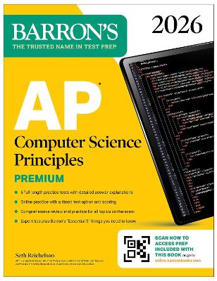 AP Computer Science Principles Premium, 2026: Prep Book with 6 Practice  Tests plus Comprehensive Review plus Online Practice