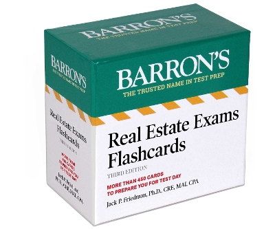 Real Estate Exams Flashcards, Third Edition: Up-to-Date Review Third Edition