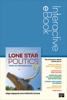 Lone Star Politics Interactive eBook Student Version: Tradition and Transformation in Texas 5th Revised edition