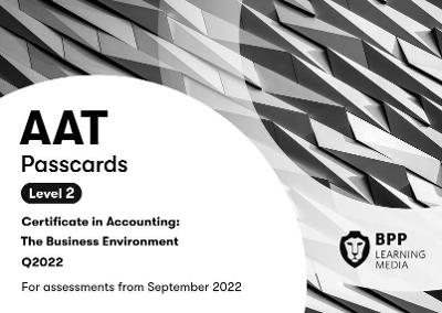 AAT The Business Environment: Passcards