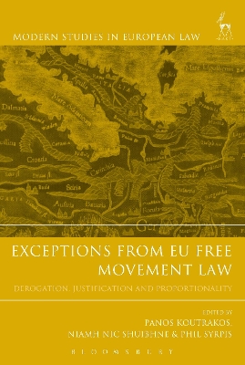 Exceptions from EU Free Movement Law: Derogation, Justification and Proportionality