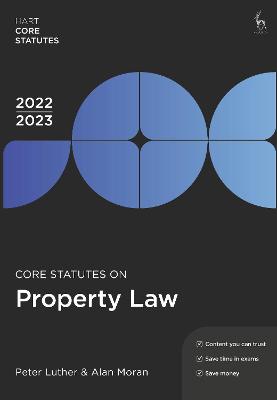 Core Statutes on Property Law 2022-23 7th edition