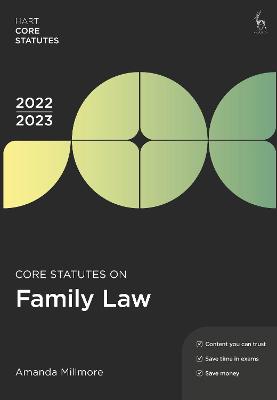 Core Statutes on Family Law 2022-23 7th edition