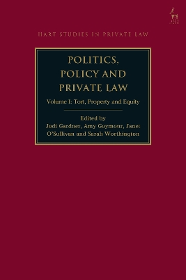 Politics, Policy and Private Law: Volume I: Tort, Property and Equity