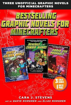 Bestselling Graphic Novels for Minecrafters (Box Set): Includes Quest for the Golden Apple (Book 1), Revenge of the Zombie Monks  (Book 2), and The Ender Eye Prophecy (Book 3)