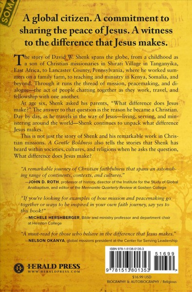 Gentle Boldness: Sharing the Peace of Jesus in a Multi-Faith World
