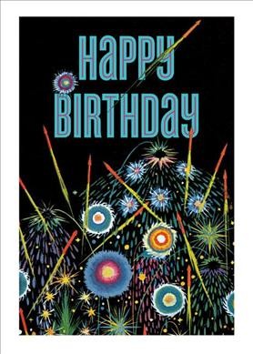 Fireworks. 6 Cards, Individually Bagged with Envelopes