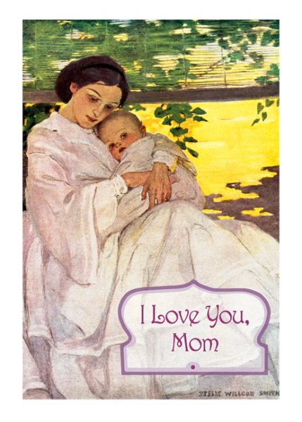 Mother Holding Baby. 6 Cards, Individually Bagged with Envelopes