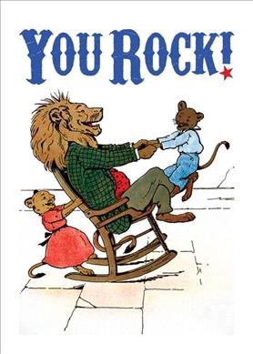 Lion in Rocking Chair with His Children. 6 Cards, Individually Bagged with  Envelopes