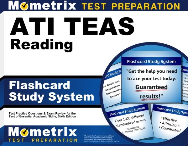 Ati Teas Reading Flashcard Study System: Teas 6 Test Practice Questions & Exam Review for the Test of Essential  Academic Skills, Sixth Edition