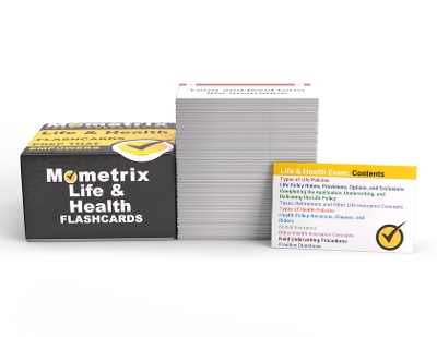 Life and Health Insurance Study Cards: Life Health Insurance License Exam Prep with Practice Test Questions [ Full  Color]