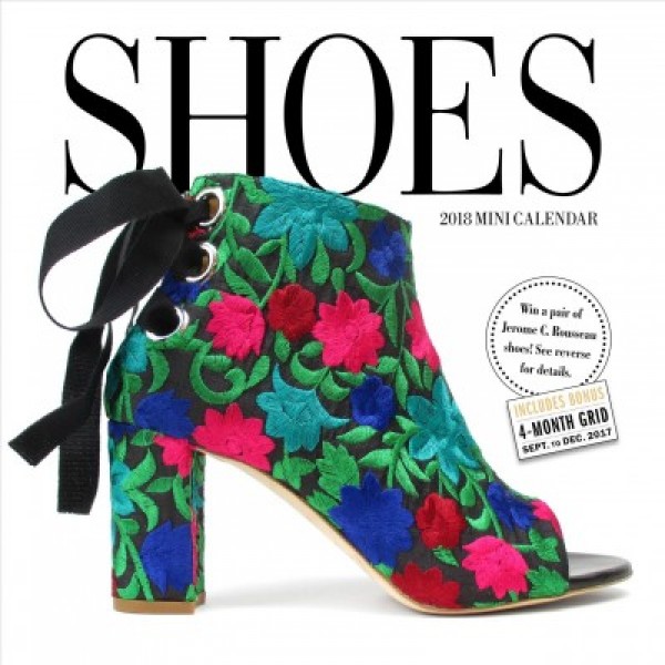 Shoes Mini Wall Calendar 2018
