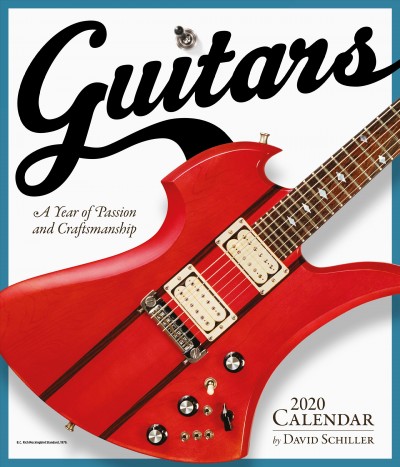 2020 Guitars Wall Calendar