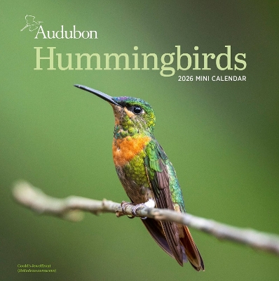 Audubon Hummingbirds Mini Wall Calendar 2026