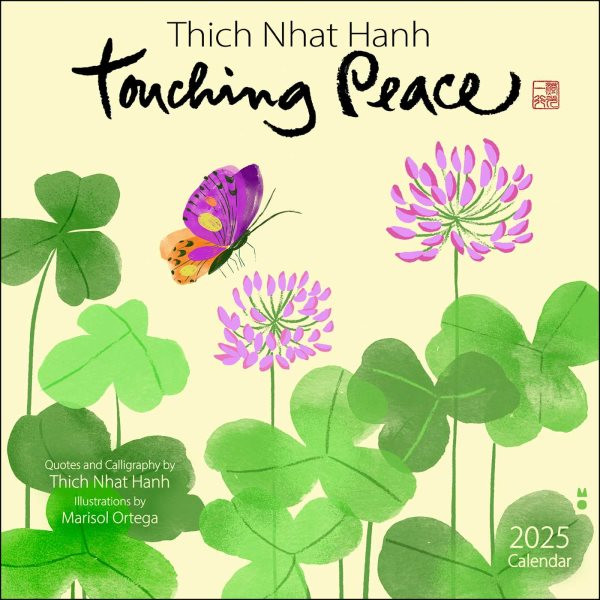 Thich Nhat Hanh 2025 Wall Calendar: Touching Peace