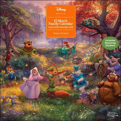 Disney Dreams by Thomas Kinkade Studios 17-Month 2025-2026 Family Wall  Calendar