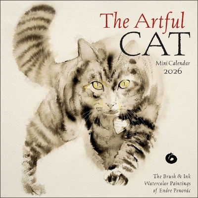 Artful Cat 2026 Mini Wall Calendar