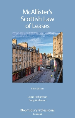 McAllister's Scottish Law of Leases 5th edition