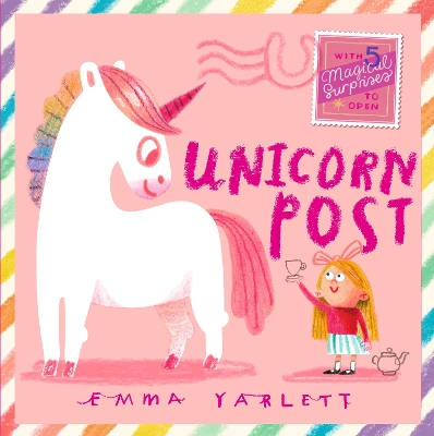 Unicorn Post: A magical interactive novelty lift-the-flap story gift book with letters to  open, sparkly surprises and unicorn fun for kids age 3,4,5