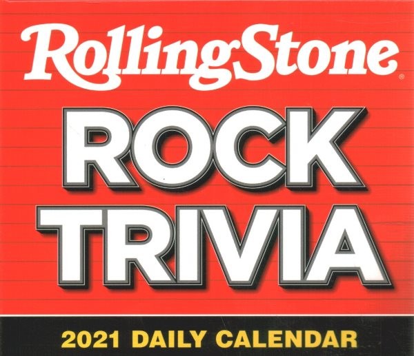 2021 Rolling Stone Rock Trivia Boxed Daily Calendar