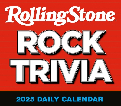 2025 Rolling Stone Rock Trivia Boxed Daily Calendar