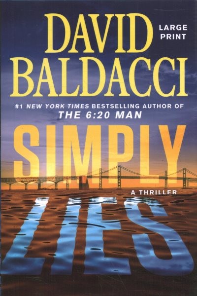 Simply Lies: A Psychological Thriller Large type / large print edition