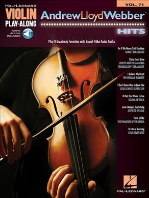 Andrew Lloyd Webber Hits Violin Play-Along Volume 71