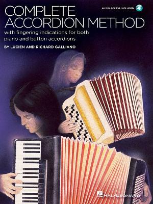 Complete Accordion Method with fingering indication for both piano and button accordions