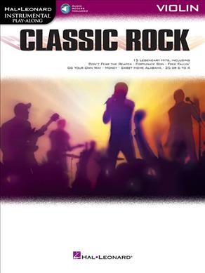 Classic Rock Instrumental Play-Along for Violin