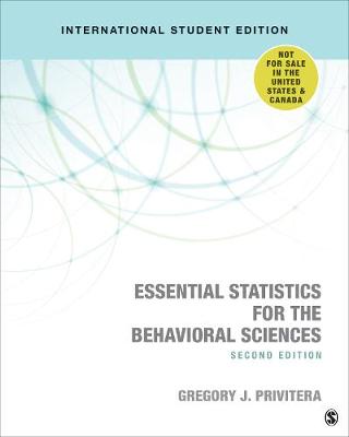 Essential Statistics for the Behavioral Sciences - International Student  Edition 2nd Revised edition
