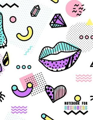 Notebook For Designers: Blank Doodle Draw Sketch Book