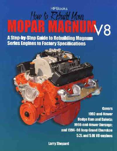 How to Rebuild Mopar Magnum V8 Engines Hp1431