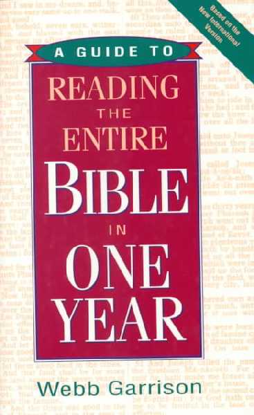 Guide to Reading the Entire Bible in One Year