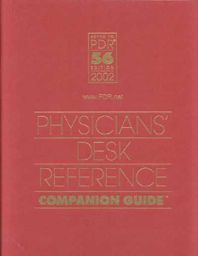Physician's Desk Reference Companion Guide 2002 56th 2002 ed.