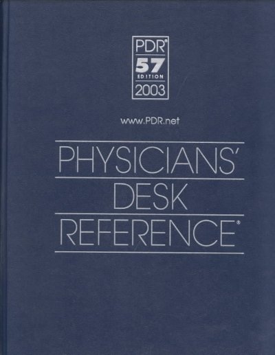 Physicians' Desk Reference 2003 57th edition