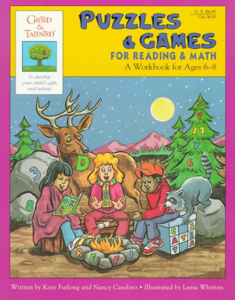 Gifted and Talented Puzzles and Games for Reading and Math: A Workbook for Ages 6-8