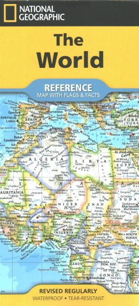 World Reference Map (folded): folded with flags and facts 2023rd ed.