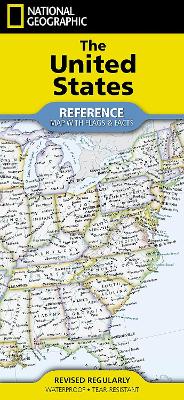National Geographic United States Map (Folded with Flags and Facts) 2024th ed.
