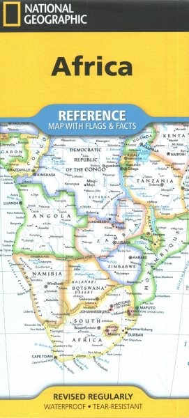 National Geographic Africa Map (Folded with Flags and Facts) 2022nd ed.