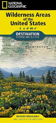 National Wilderness Areas of the United States Map 2024th ed.