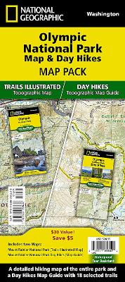 Olympic Day Hikes & National Park [ Map Pack Bundle] 2024th ed.