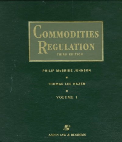 Commodities Regulation LL 3rd edition