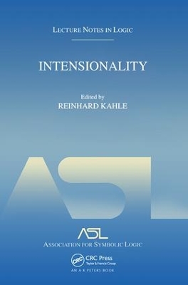 Intensionality: Lecture Notes in Logic 22